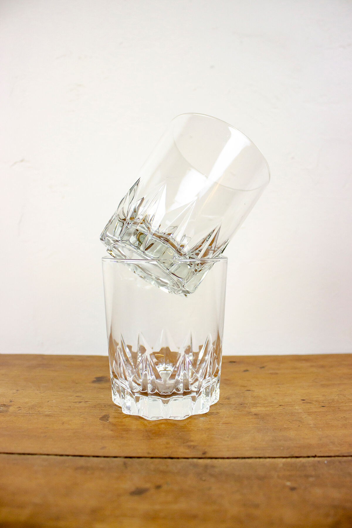 Paire de verres à eau/whisky - style art déco
