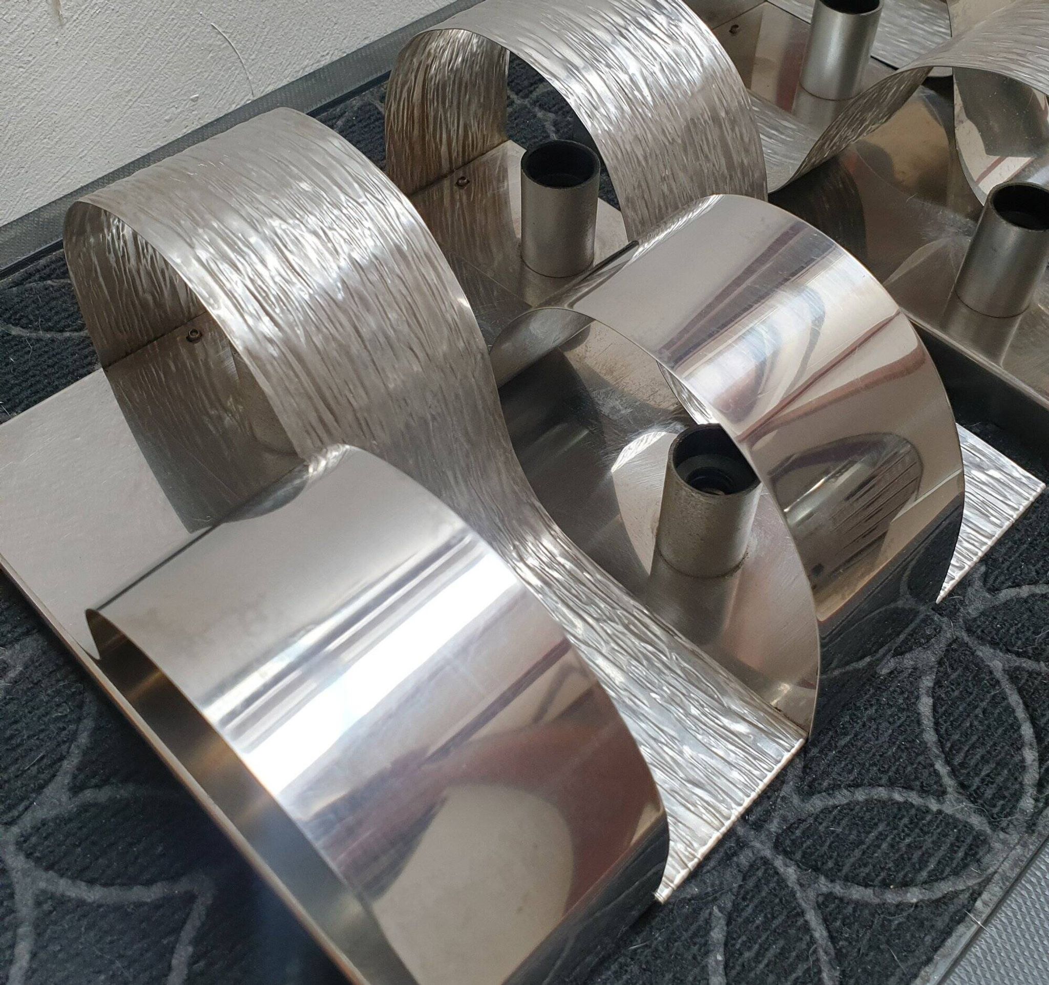 Pair of wall sconces. Goffredo Reggiani. Vintage 1970s