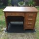 Vintage oak box desk.