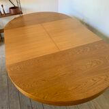Round Scandinavian table Baumann vintage central foot star