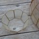 Lampe suspension en nacre et laiton
