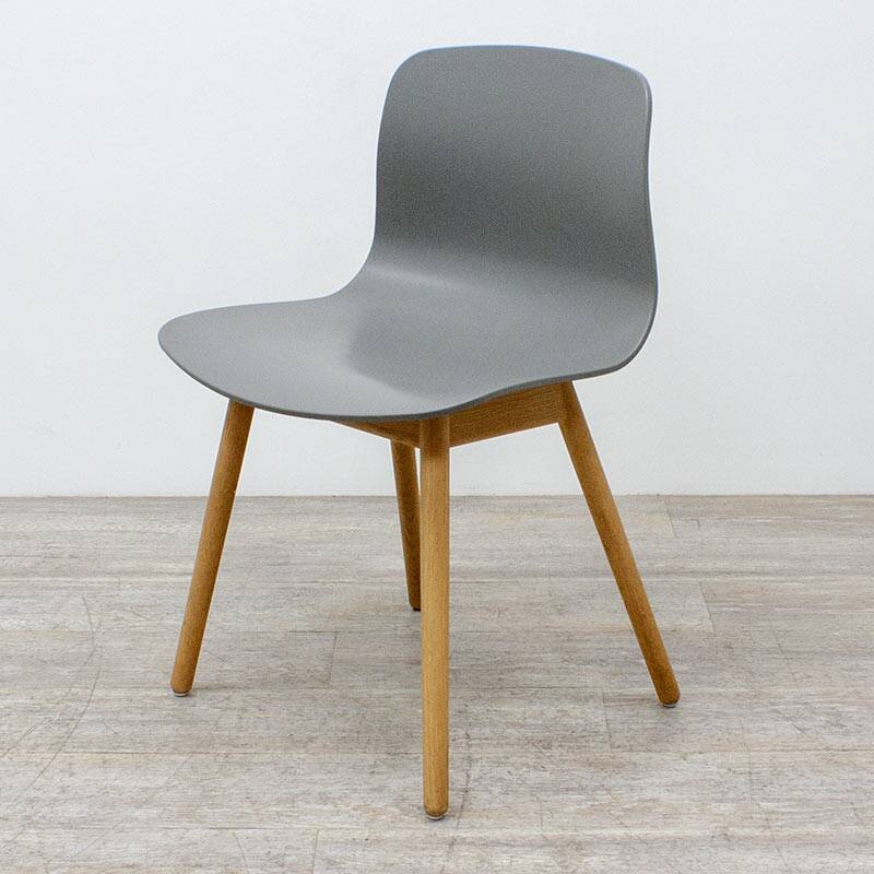 ACC12 chair in grey plastic by HAY