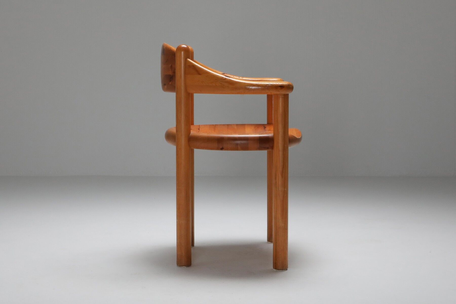 Rainer Daumiller pine chairs 1970