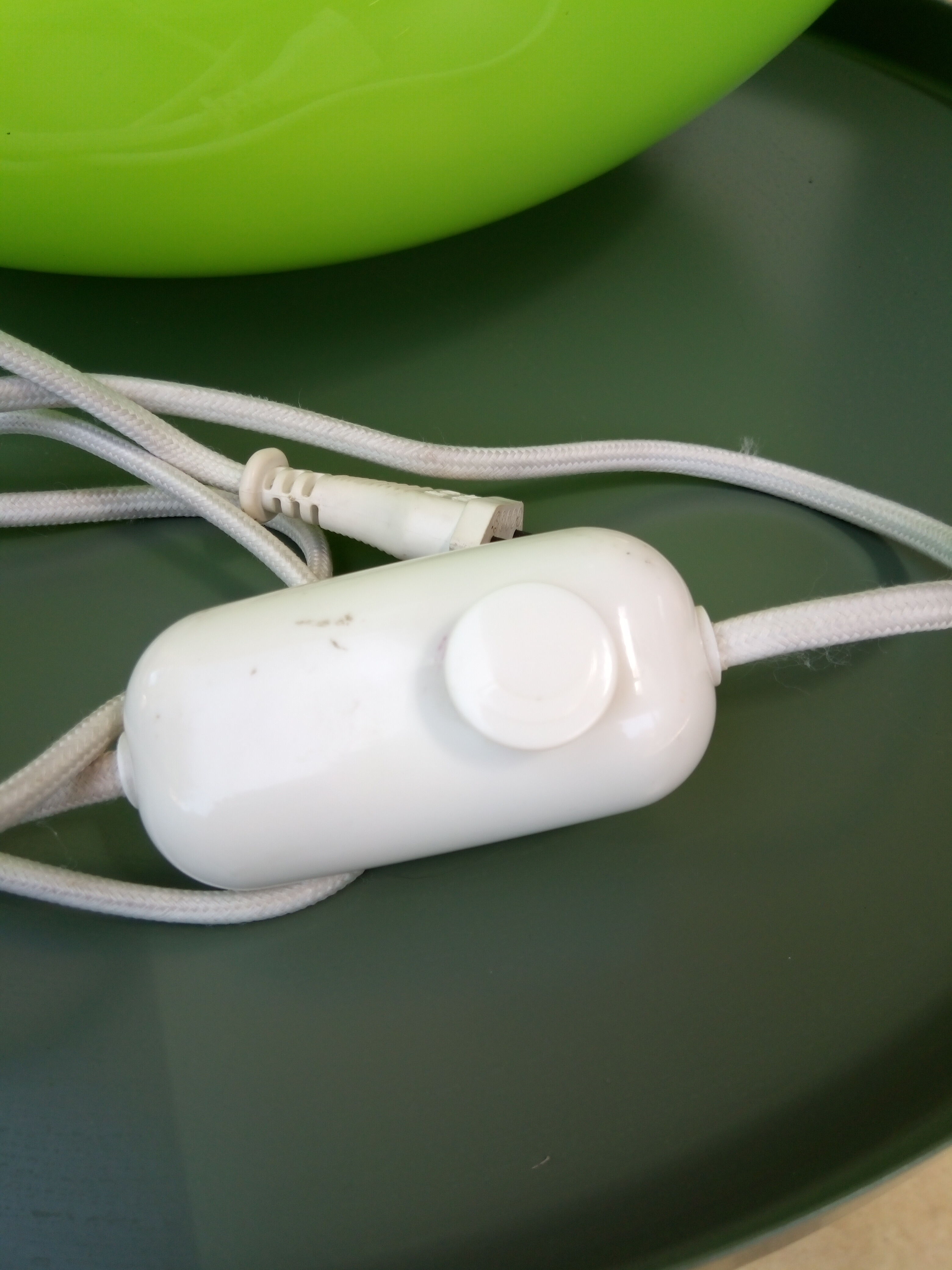 Anne Nilsson design coloured glass lamp