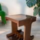 Vinyl side table 1970 SOMM Paris