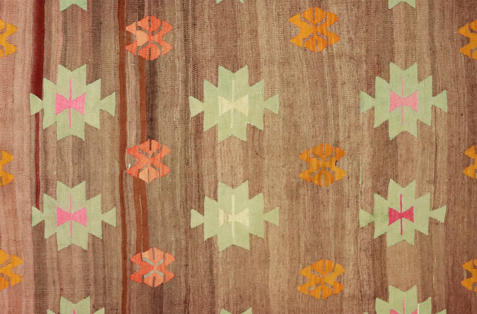 Anatolian handmade kilim rug 290 cm x 211 cm