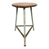 Green Industrial Workshop Stool, 1960s
