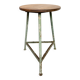 Green Industrial Workshop Stool, 1960s