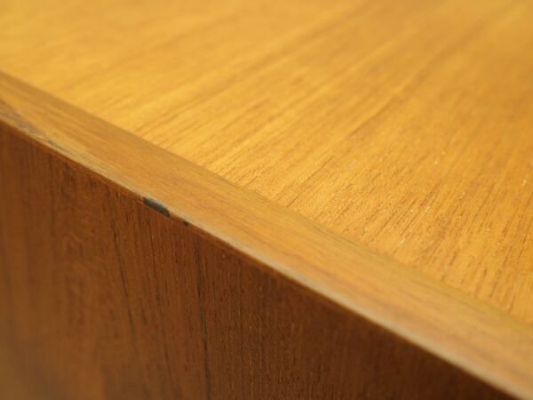 Bibliothèque en teck, design danois, années 1970, fabriquée au Danemark