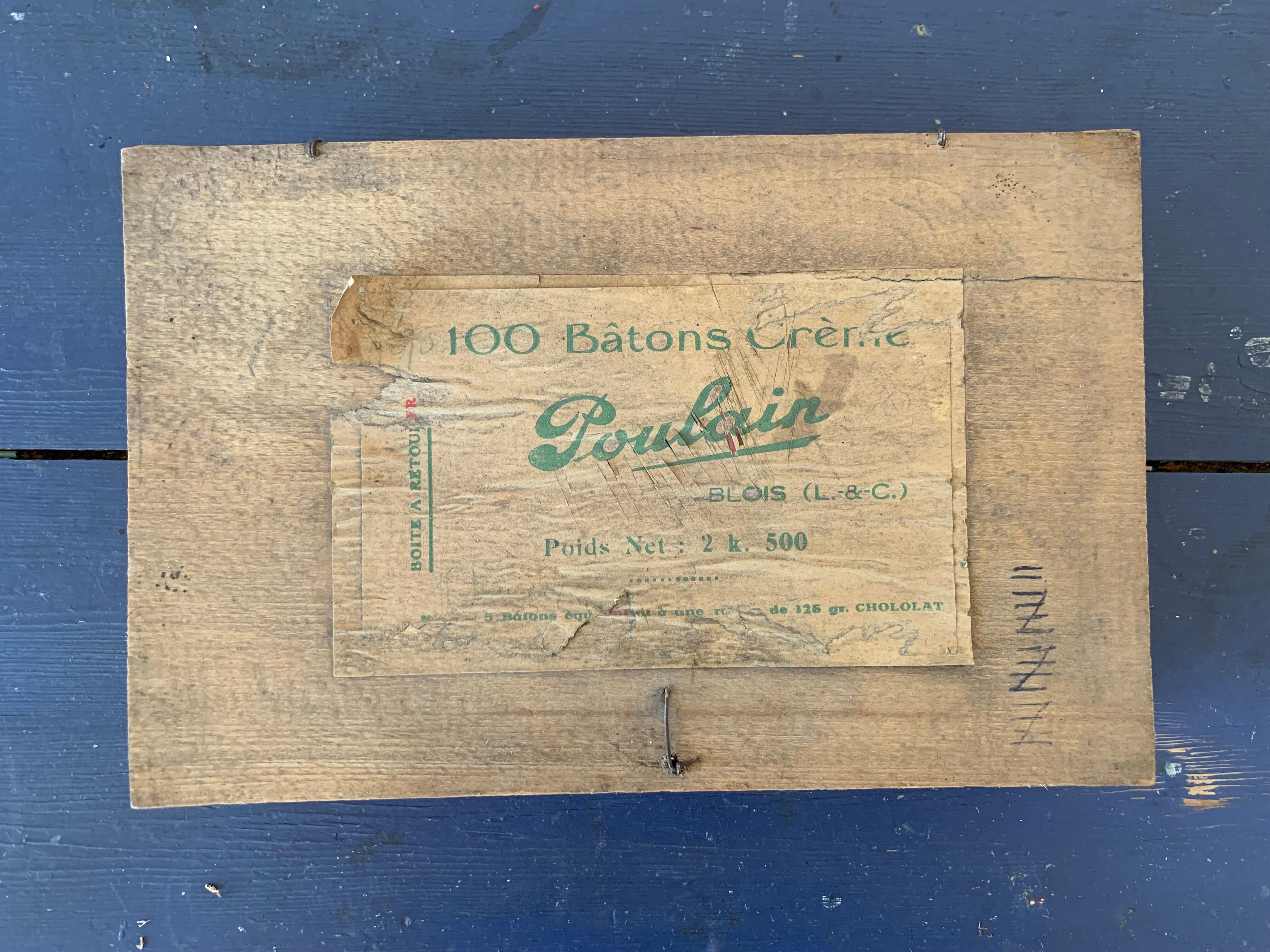 Boîte à chocolats Poulain ancienne