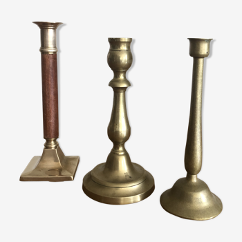 Set 3 candlesticks