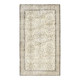 Vintage Turkish Oushak Handmade Wool Cotton Beige Area Rug 113x205