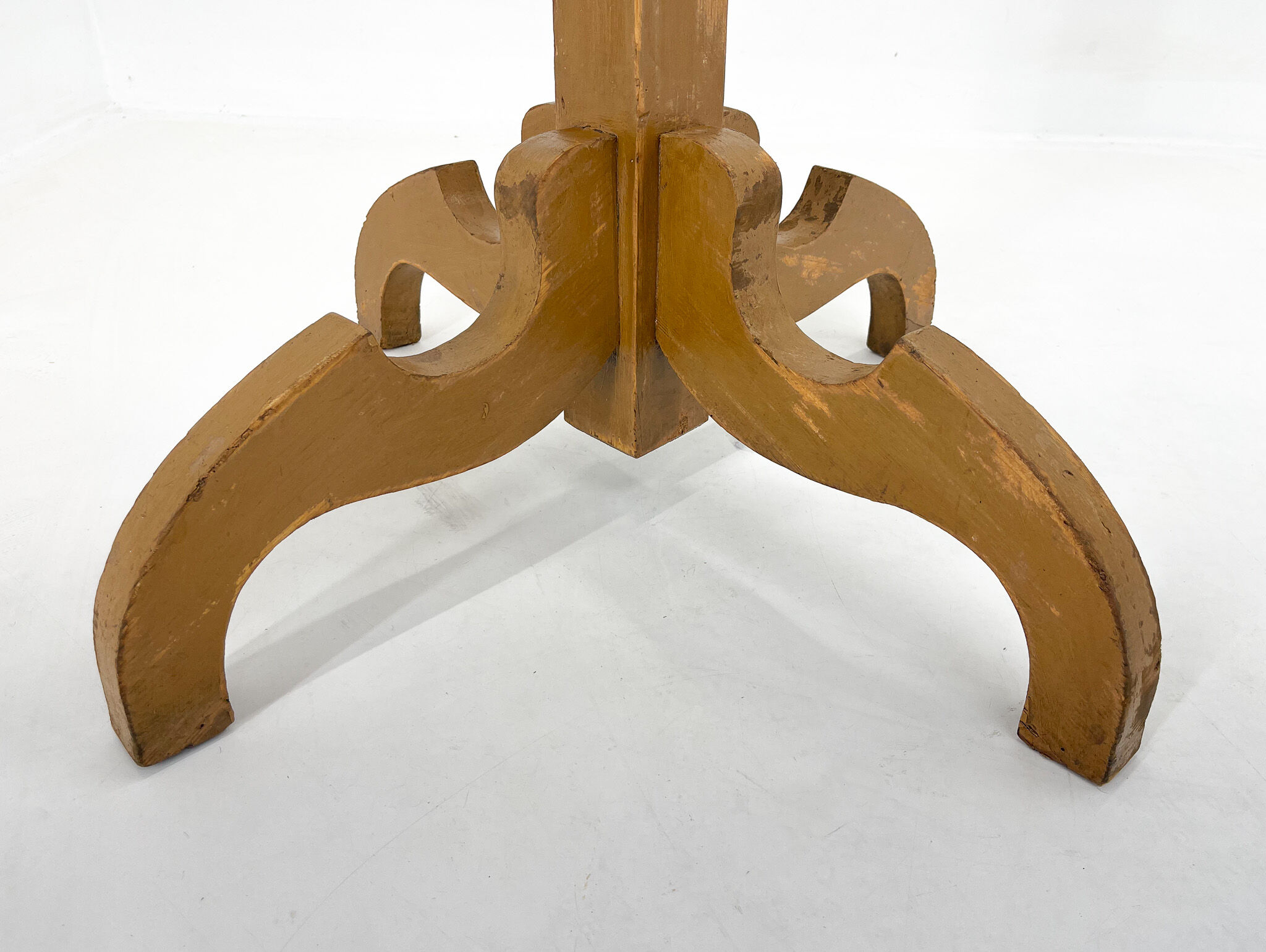 Vintage all-wood coat stand, Czechoslovakia, 1950's