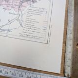 Map of Seine and Oise, printed in 1883.