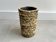 Vintage "Birch Bark" ceramic vase, cylindrical, Chamotte