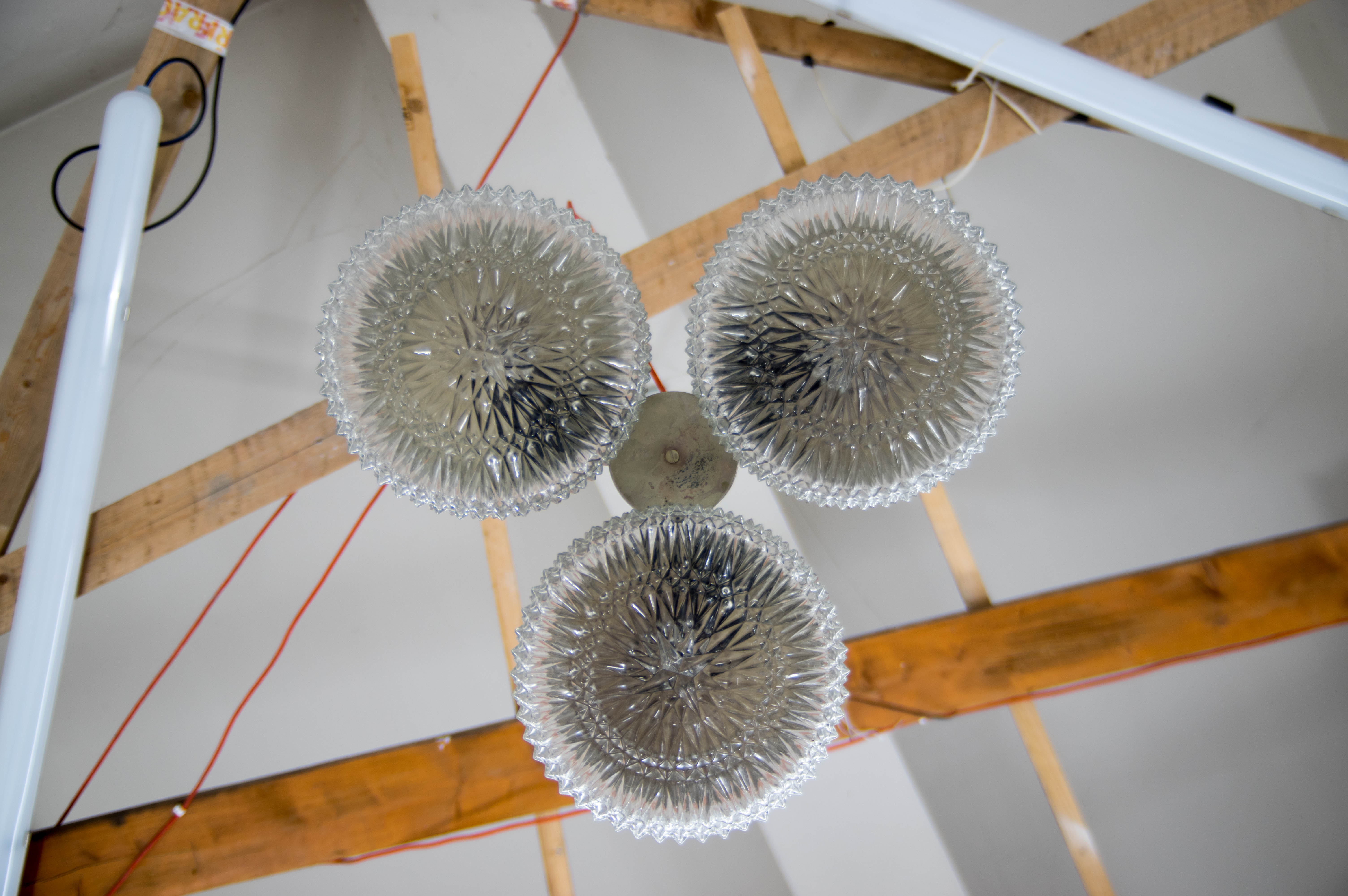 Chandelier by Napako, Czechoslovakia, 1960s