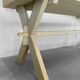 bureau vintage XXL patiné vert d’eau
