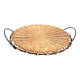 Round Rattan Serving Tray