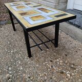 Vallauris coffee table in enamelled lava MJR