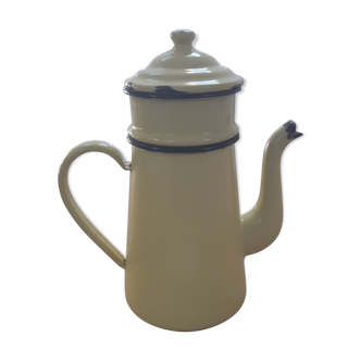 Yellow metal teapot