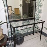 art deco console mirror