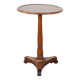 Round antique English side/wine table from the mid-19th century