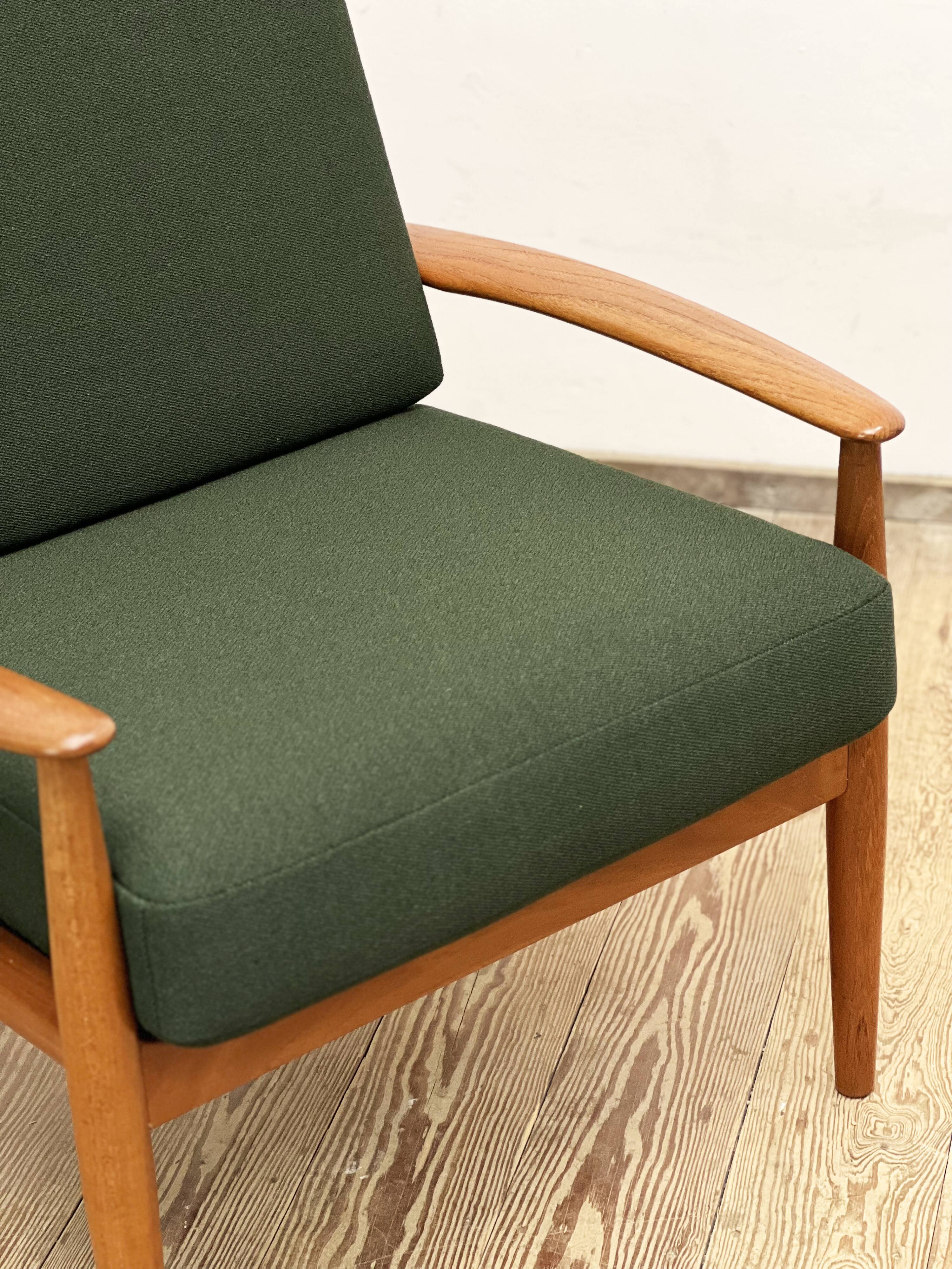 Mid-Century Modern Lounge Armchair in Teak by Grete Jalk for France and Son, 1950s
