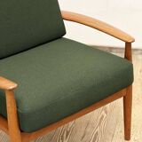 Mid-Century Modern Lounge Armchair in Teak by Grete Jalk for France and Son, 1950s