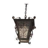 Suspension old wrought iron lantern
