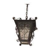 Suspension old wrought iron lantern