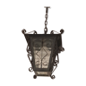 Suspension old wrought iron lantern