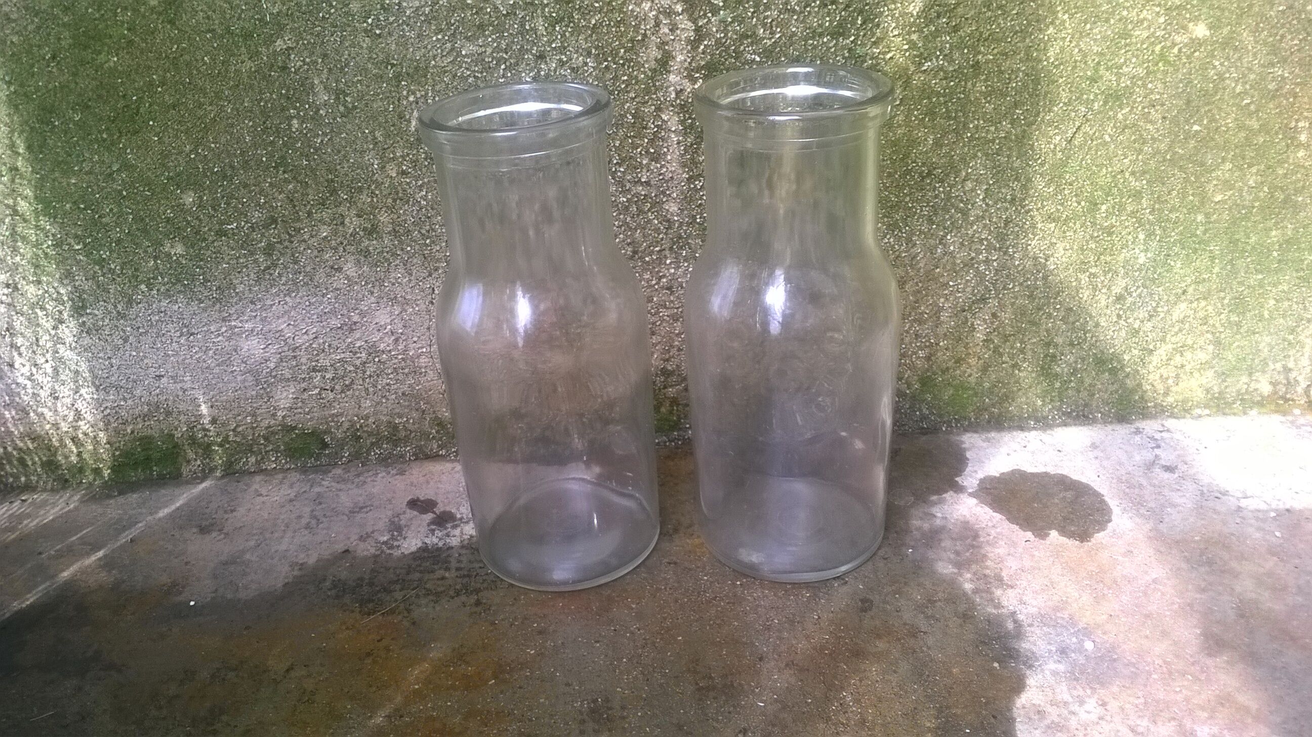 Glass bottles