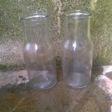 Bouteilles en verre ancien