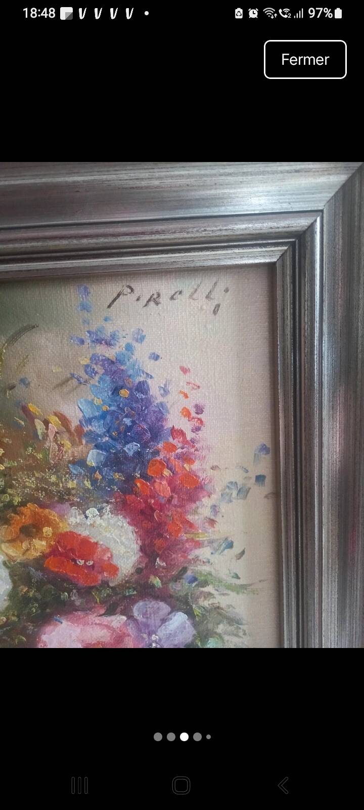 Oil on canvas Pirelli