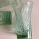 Set of 7 Biot cups in bubbled glass 1970