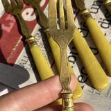 Set of 12 Dessert Cutlery - 1930s - Vintage Dessert Forks