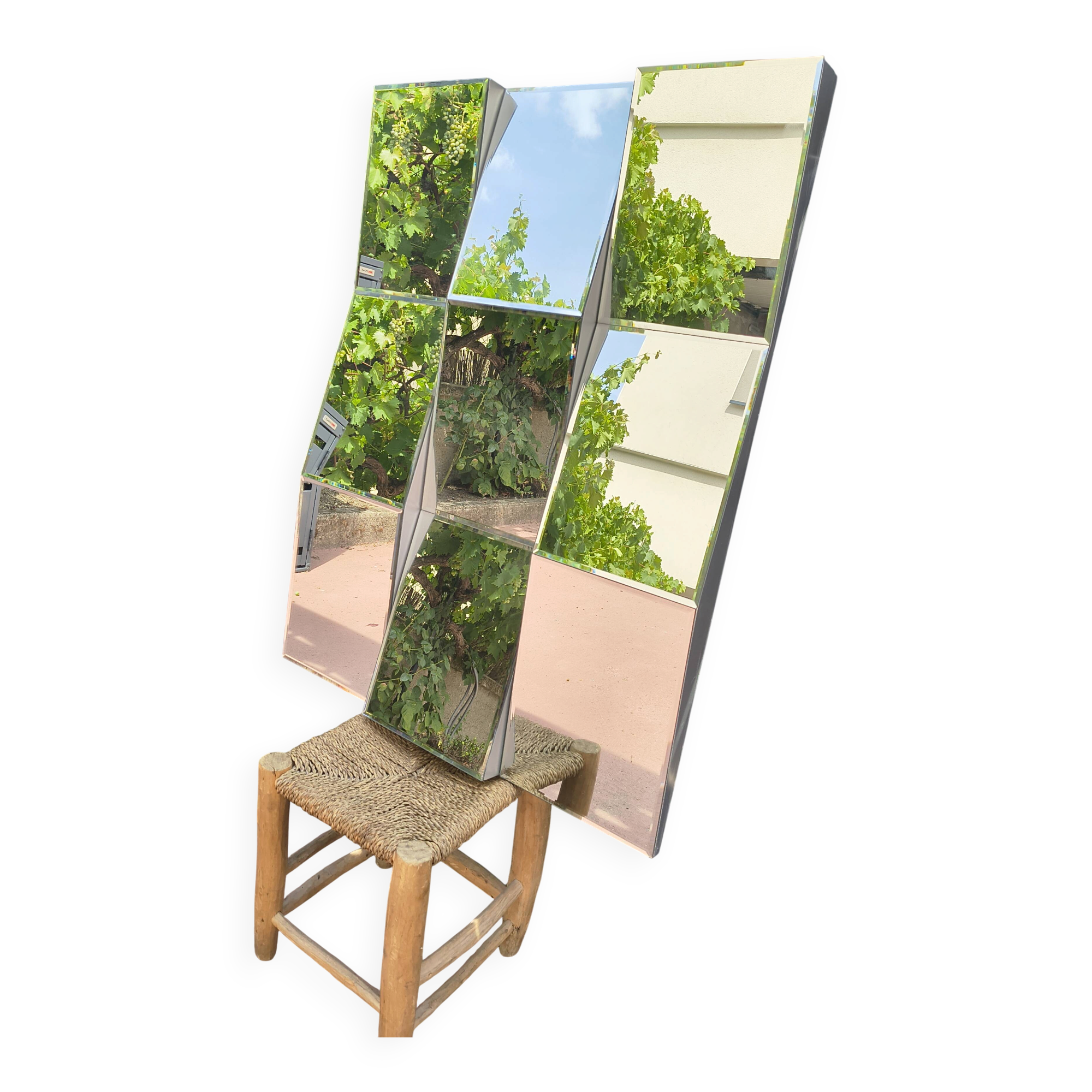Miroir mural design Deknudt Decora - Modèle « Zigzag »