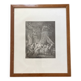 Antique wall decoration - The bride's bed