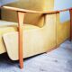 Banquette scandinave velours