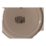 3 old Onnaing earthenware plates