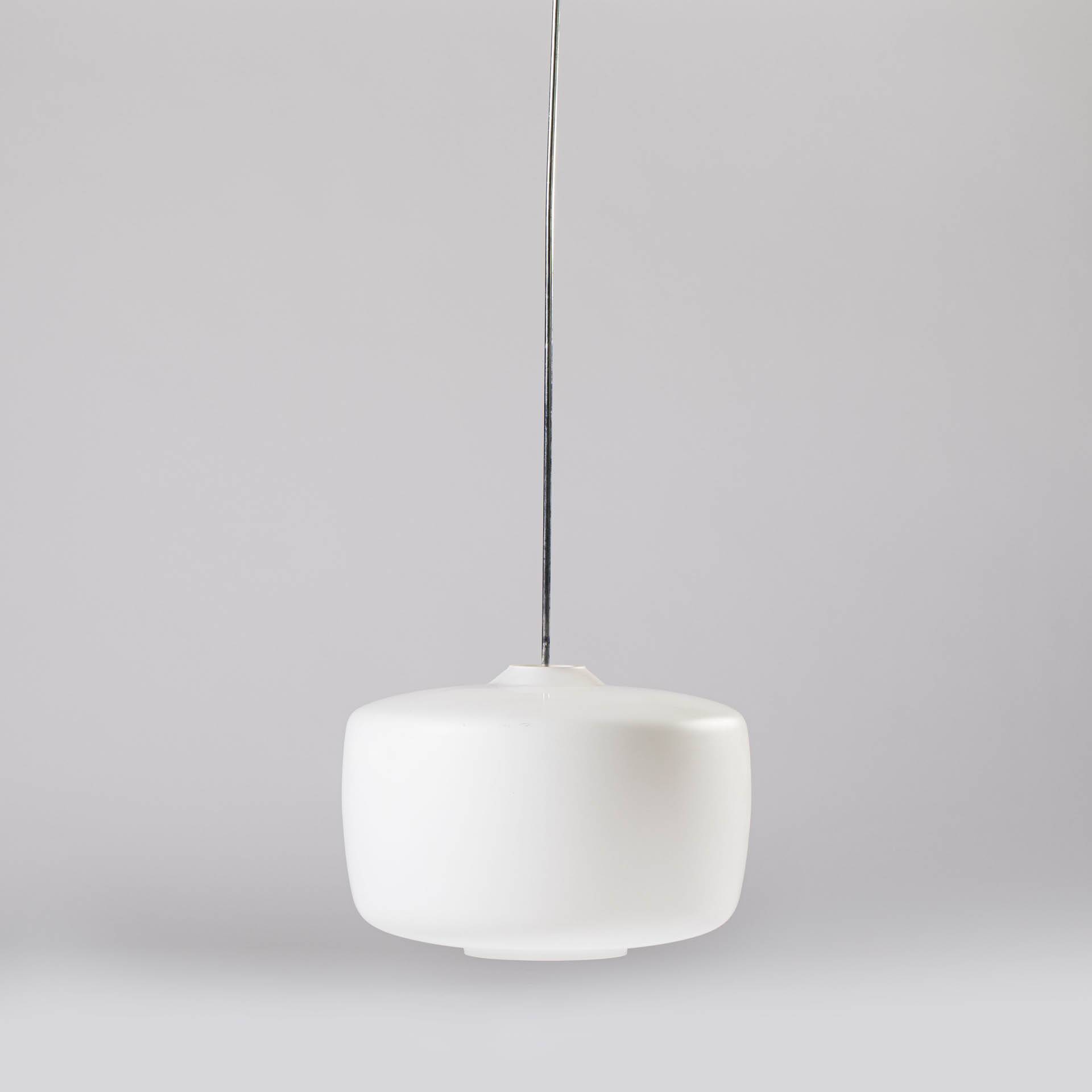 Rare grande et lourde lampe suspendue de Valasske Mezirici, Tchécoslovaquie