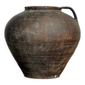 Antique earthenware pot from Moldova, circa 1850