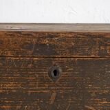 Antique chest with dark patina (Year 1906) #5