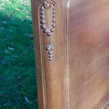 Louis XVI style bed in oak 2 people
