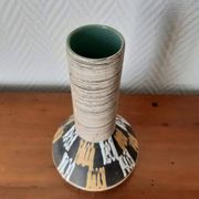Vase West Germany céramique graphique, vers 1970