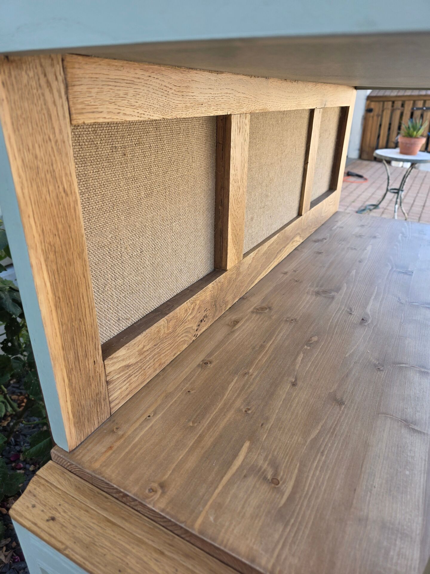 Art Deco sideboard in light oak