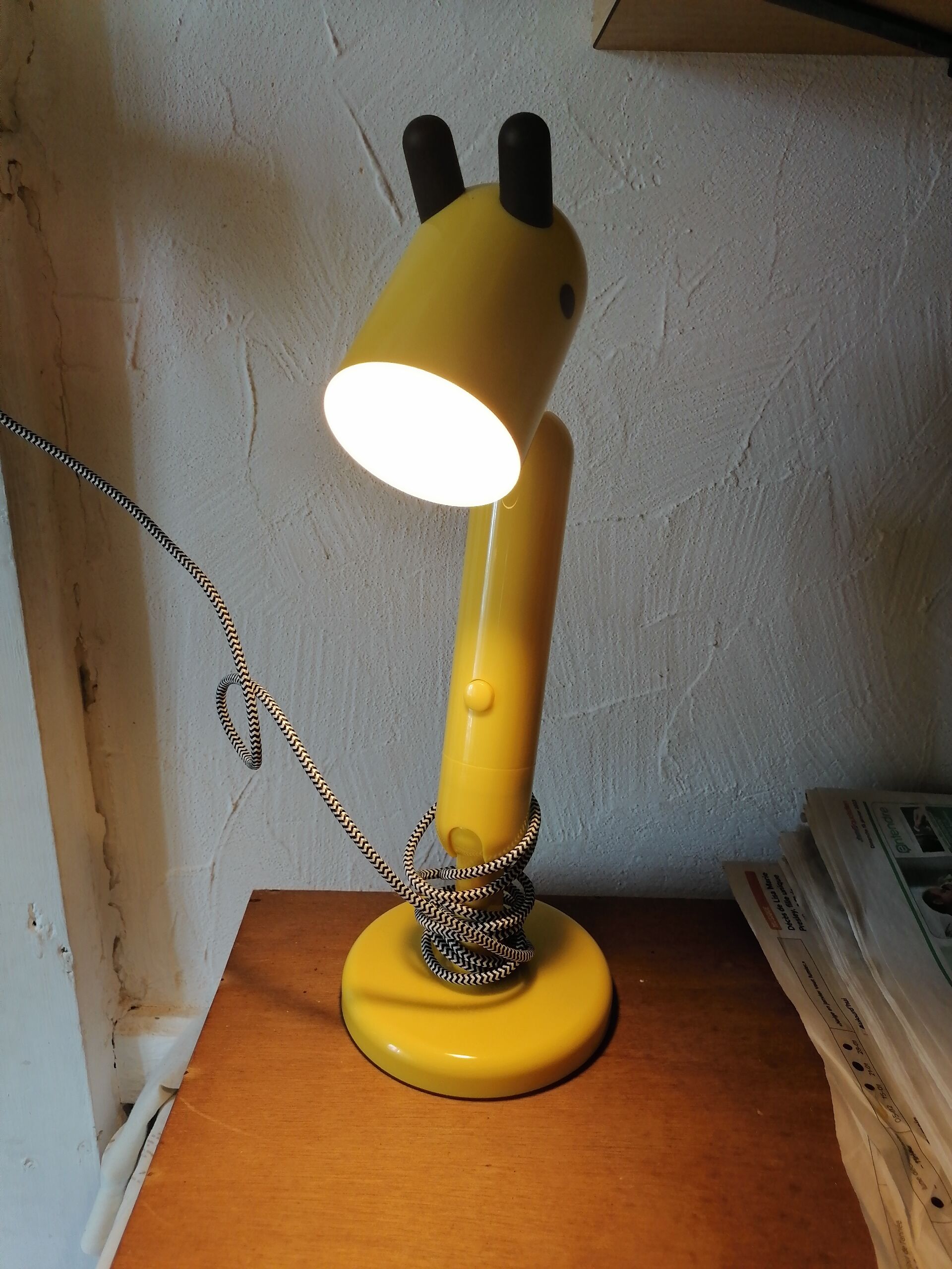 Desk lamp kruz yellow