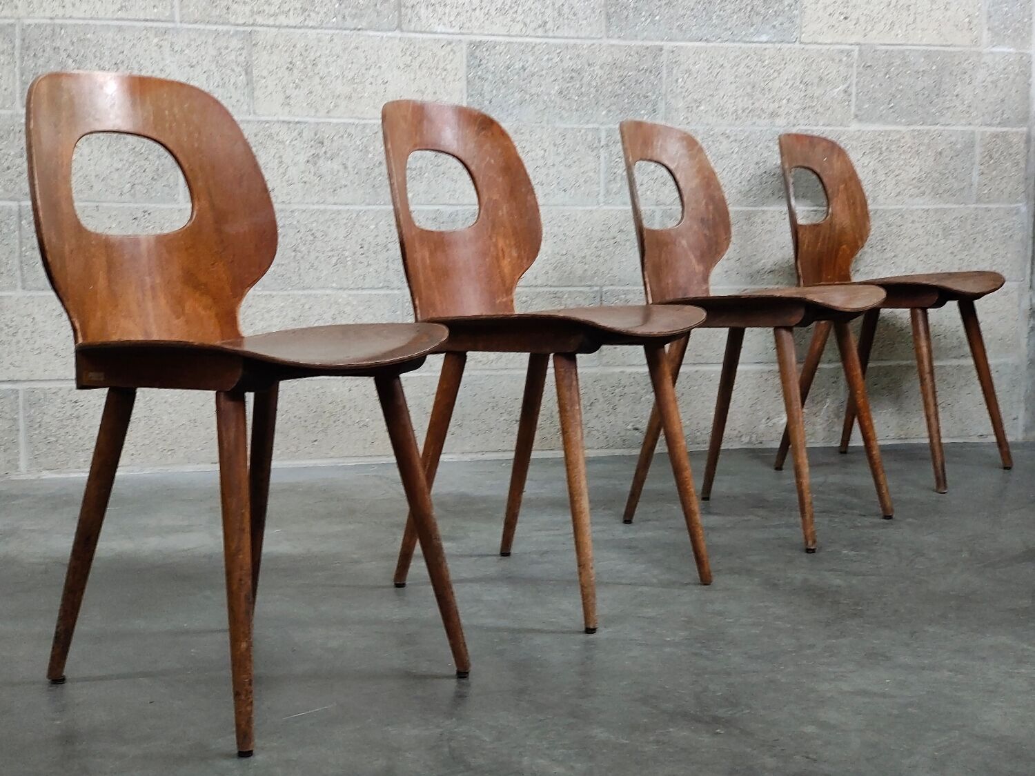 Set of 4 Baumann chairs