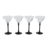 Set of martini glasses, Danish design, 1970s, manufactured in Denmark