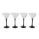 Set of martini glasses, Danish design, 1970s, manufactured in Denmark